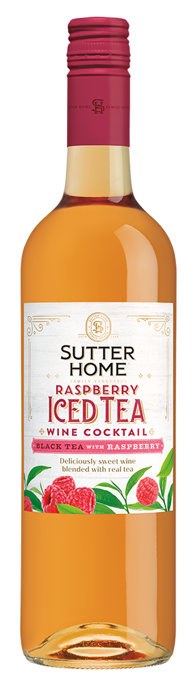 Raspberry Iced Tea Wine Cocktail