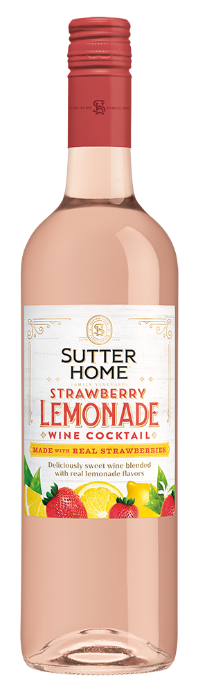 Strawberry Lemonade Wine Cocktail