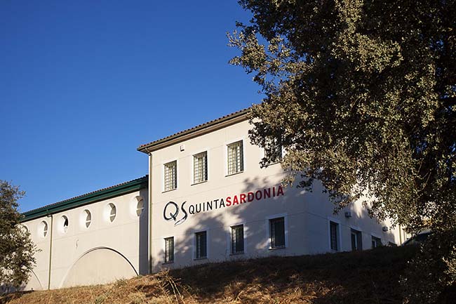 Exterior view of the Quinta Sardonia property on a sunny day