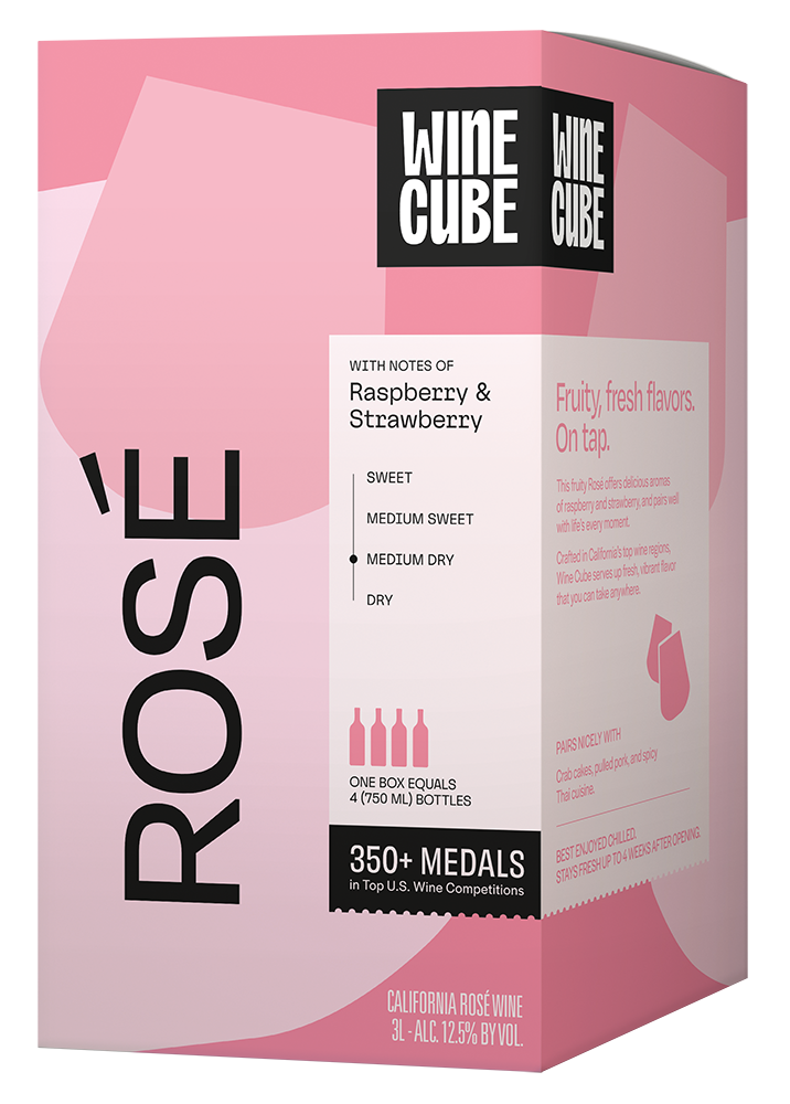 Rose Wine Cube