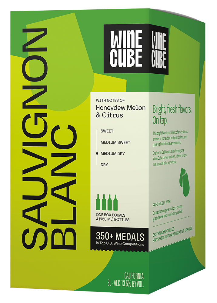 Sauvignon Blanc Wine Cube
