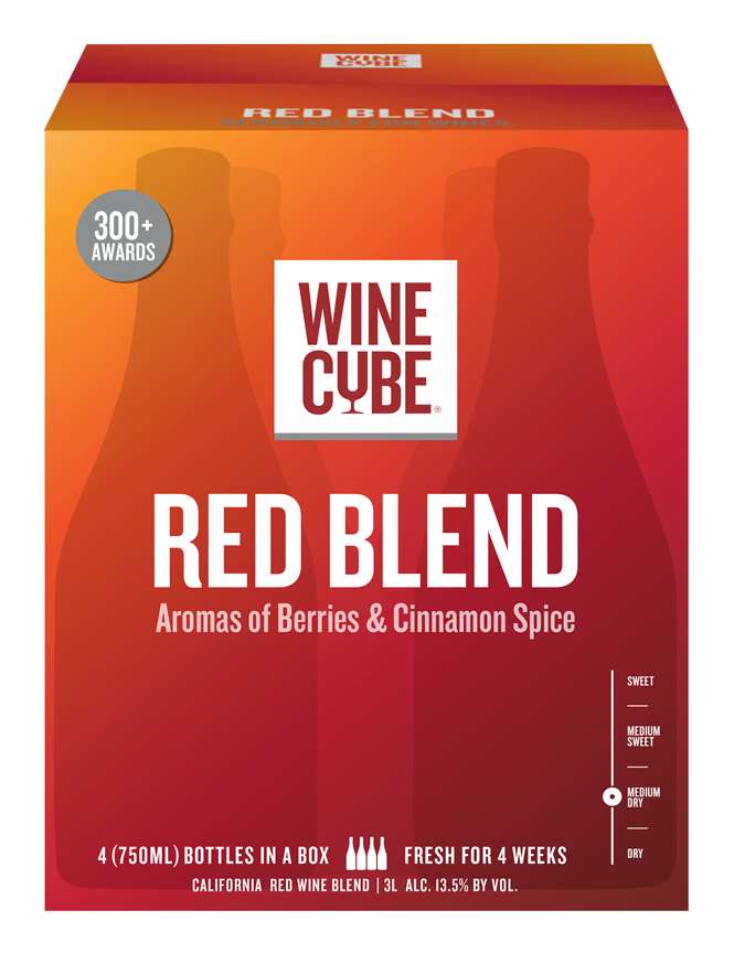 Red Blend Wine Cube